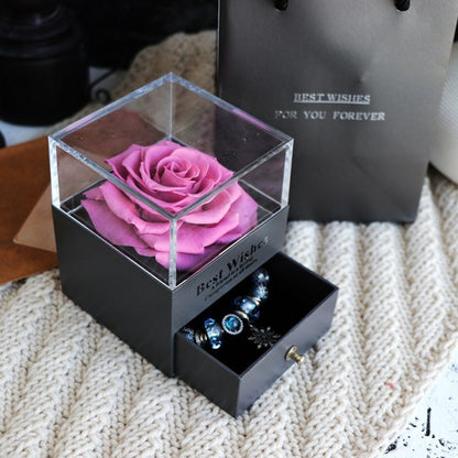 Ewige Blume Rose Schmuck Box