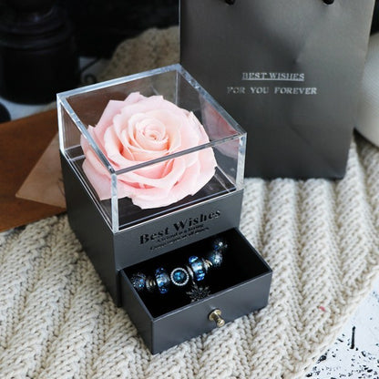 Ewige Blume Rose Schmuck Box