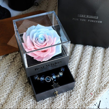 Ewige Blume Rose Schmuck Box