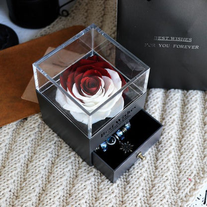 Ewige Blume Rose Schmuck Box