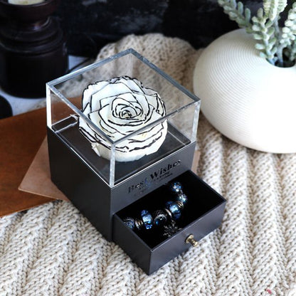 Ewige Blume Rose Schmuck Box