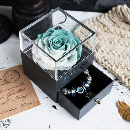 Ewige Blume Rose Schmuck Box