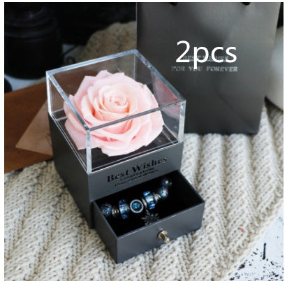 Ewige Blume Rose Schmuck Box