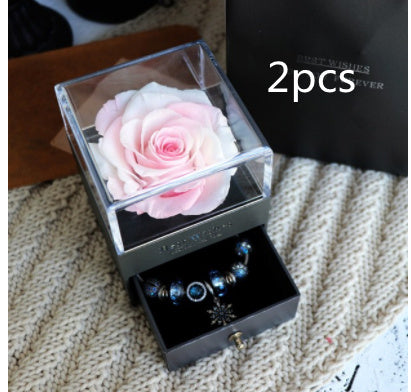 Ewige Blume Rose Schmuck Box