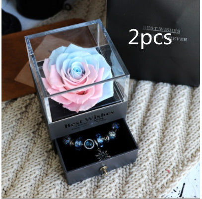 Ewige Blume Rose Schmuck Box