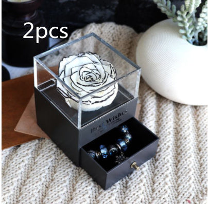 Ewige Blume Rose Schmuck Box