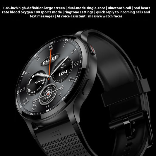 Bluetooth-Anrufe Herzfrequenz Schlaf Smartwatch